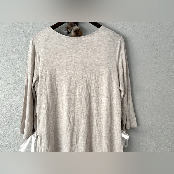 Pebble & Stone Anthropologie Layered Side-Tie Tunic Top Women’s Size XL Casual - Picture 12 of 15